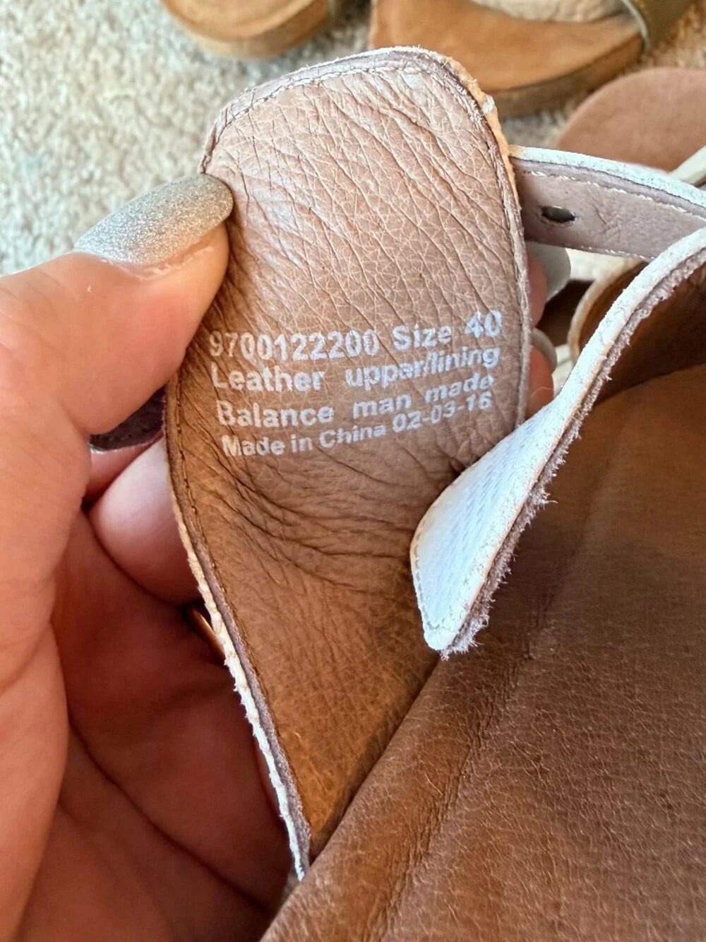Dansko Women's Jessie White Leather Sandals - Size 40